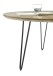 Couchtisch >Nelia< in Mangoholz aus Massivholz,Metall - 90x46x90cm (BxHxT)