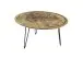 Couchtisch >Nelia< in Mangoholz aus Massivholz,Metall - 90x46x90cm (BxHxT)