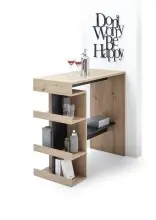 Bartisch >Samy< in Artisan Eiche - 108x103x50cm...