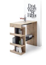 Bartisch >Samy< in Artisan Eiche - 108x103x50cm...