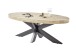 Couchtisch >Mouzaki< in Mangoholz aus Massivholz,Metall - 120x45x60cm (BxHxT)