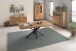 Esstisch >Eastbourne< in Eiche aus Massivholz,Metall - x76x100cm (BxHxT)