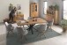 Esstisch >Eastbourne< in Eiche aus Massivholz,Metall - x76x100cm (BxHxT)
