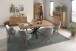 Esstisch >Eastbourne< in Eiche aus Massivholz,Metall - x76x100cm (BxHxT)