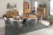 Esstisch >Eastbourne< in Eiche aus Massivholz,Metall - x76x100cm (BxHxT)