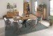 Esstisch >Eastbourne< in Eiche aus Massivholz,Metall - 200x76x100cm (BxHxT)