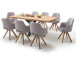 Esstisch >Eastbourne< in Eiche aus Massivholz,Metall - 200x76x100cm (BxHxT)