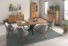 Esstisch >Eastbourne< in Eiche aus Massivholz,Metall - 200x76x100cm (BxHxT)