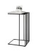 Beistelltisch >Jurien Bay< in Weiß matt lackiert aus Metall - 40x70x35cm (BxHxT)