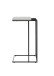 Beistelltisch >Jurien Bay< in Weiß matt lackiert aus Metall - 40x70x35cm (BxHxT)