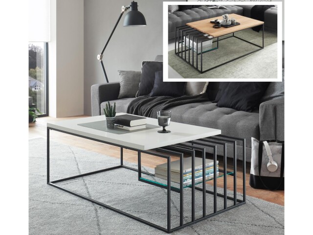 Couchtisch >Jurien Bay< aus Metall - 120x40x60cm (BxHxT)