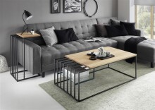Couchtisch >Jurien Bay< aus Metall - 120x40x60cm (BxHxT)
