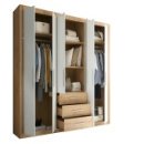 Kleiderschrank >Frieda< in Artisan Eiche -...
