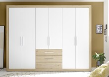 Kleiderschrank >Frieda< in Artisan Eiche - 289x225x59cm (BxHxT)