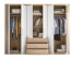 Kleiderschrank >Frieda< in Artisan Eiche - 289x225x59cm (BxHxT)