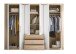 Kleiderschrank >Frieda< in Artisan Eiche - 289x225x59cm (BxHxT)