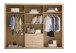 Kleiderschrank >Frieda< in Artisan Eiche - 289x225x59cm (BxHxT)