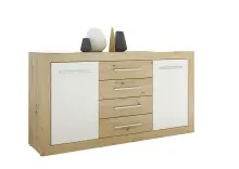 Sideboard >Frieda< in Artisan Eiche - 168x89x46cm...