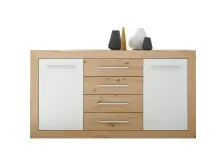 Sideboard >Frieda< in Artisan Eiche - 168x89x46cm (BxHxT)