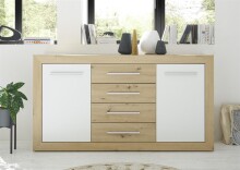 Sideboard >Frieda< in Artisan Eiche - 168x89x46cm (BxHxT)