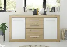 Sideboard >Frieda< in Artisan Eiche - 168x89x46cm (BxHxT)