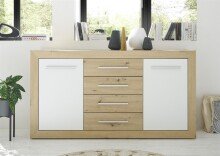 Sideboard >Frieda< in Artisan Eiche - 168x89x46cm (BxHxT)