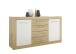 Sideboard >Frieda< in Artisan Eiche - 168x89x46cm (BxHxT)