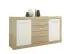 Sideboard >Frieda< in Artisan Eiche - 168x89x46cm (BxHxT)