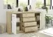 Sideboard >Frieda< in Artisan Eiche - 168x89x46cm (BxHxT)