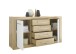 Sideboard >Frieda< in Artisan Eiche - 168x89x46cm (BxHxT)