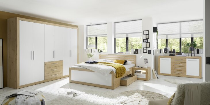 Schlafzimmer-Set >Frieda< Eiche, Artisan 1.349,95 in €