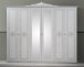 Kleiderschrank >Langston< in Weiß - 261x227x57cm (BxHxT)