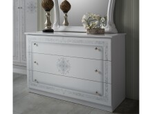 Schlafzimmer-Set >Langston< (6-teilig) in Weiß