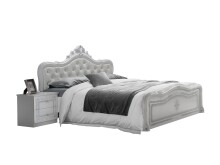 Schlafzimmer-Set >Langston< (6-teilig) in Weiß