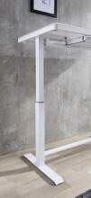 Schreibtisch >Livadia< in  aus Stahl,Glas - 120x72x60cm (BxHxT)