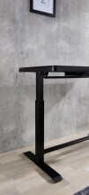 Schreibtisch >Livadia< in  aus Stahl,Glas - 120x72x60cm (BxHxT)