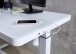 Schreibtisch >Livadia< in  aus Stahl,Glas - 120x72x60cm (BxHxT)