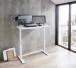 Schreibtisch >Livadia< in  aus Stahl,Glas - 120x72x60cm (BxHxT)