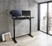 Schreibtisch >Livadia< in  aus Stahl,Glas - 120x72x60cm (BxHxT)