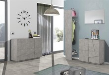 Kommode >Piacenza< in Beton Nachbildung - 121x86x38cm (BxHxT)