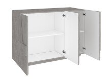 Kommode >Piacenza< in Beton Nachbildung - 121x86x38cm (BxHxT)