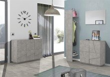 Kommode >Piacenza< in Beton Nachbildung - 121x86x38cm (BxHxT)