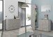 Kommode >Piacenza< in Beton Nachbildung - 121x86x38cm (BxHxT)