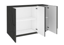 Kommode >Piacenza< in Schiefer Nachbildung - 121x86x38cm (BxHxT)