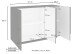 Kommode >Piacenza< in Schiefer Nachbildung - 121x86x38cm (BxHxT)