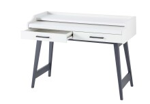 Schreibtisch >Imke< in Weiß - 120x84x50cm (BxHxT)