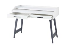 Schreibtisch >Imke< in Weiß - 120x84x50cm (BxHxT)