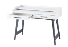 Schreibtisch >Imke< in Weiß - 120x84x50cm (BxHxT)
