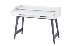 Schreibtisch >Imke< in Weiß - 120x84x50cm (BxHxT)