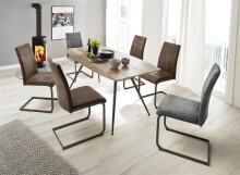 Esszimmerstuhl >Agia< (4-er Set) in  aus Metall -...